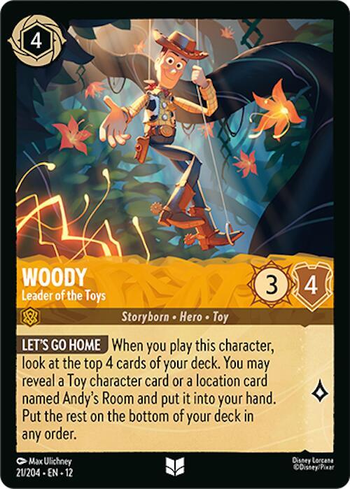 Woody - Leader of the Toys, Wilds Unknown 21/204