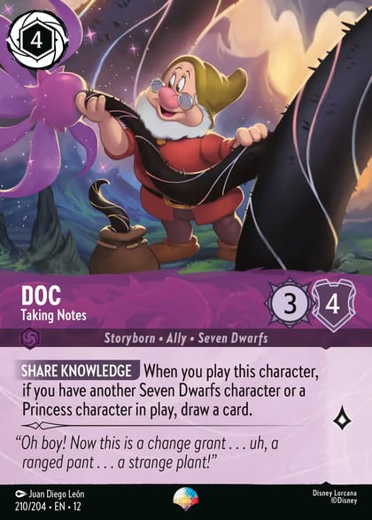 Doc - Taking Notes (Epic), Wilds Unknown 210/204