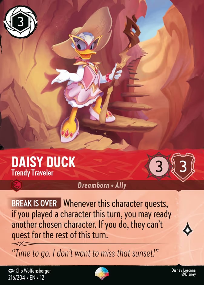 Daisy Duck - Trendy Traveler (Epic), Wilds Unknown 216/204