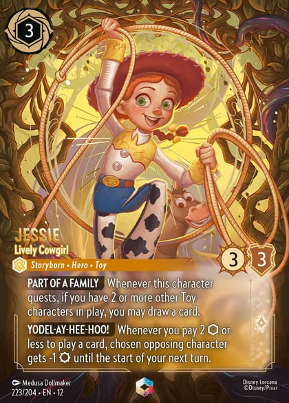 Jessie - Lively Cowgirl (Enchanted), Wilds Unknown 223/204