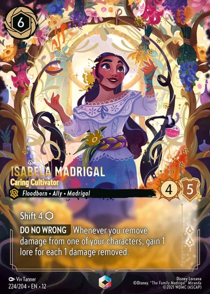 Isabela Madrigal - Caring Cultivator (Enchanted), Wilds Unknown 224/204