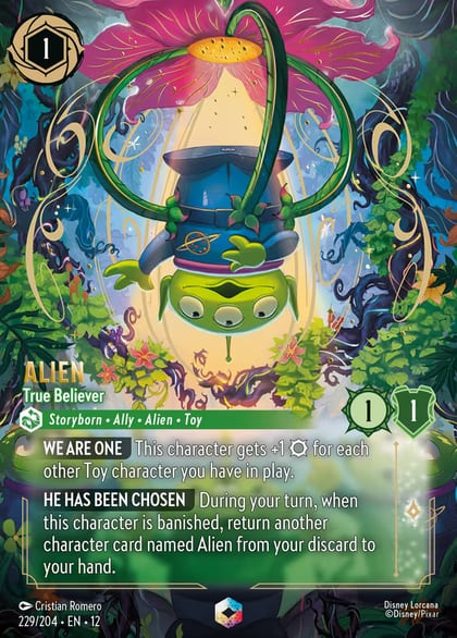 Alien - True Believer (Enchanted), Wilds Unknown 229/204