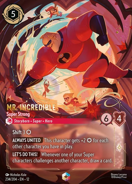 Mr. Incredible - Super Strong (Enchanted), Wilds Unknown 234/204