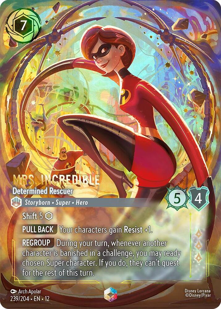 Mrs. Incredible - Determined Rescuer (Enchanted), Wilds Unknown 239/204