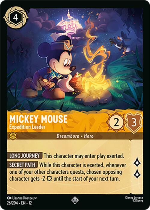 Mickey Mouse - Expedition Leader, Wilds Unknown 26/204