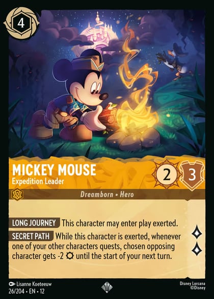 Mickey Mouse - Expedition Leader, Wilds Unknown 26/204