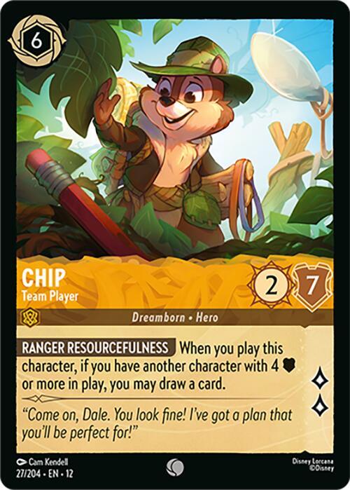 Chip - Team Player, Wilds Unknown 27/204