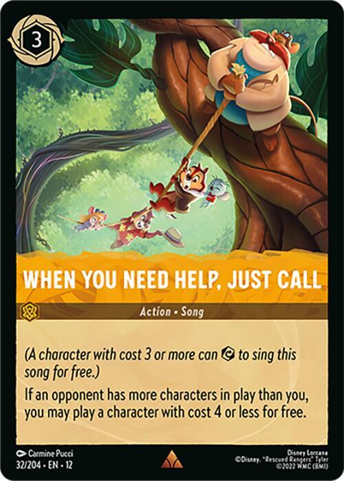 When You Need Help, Just Call, Wilds Unknown 32/204