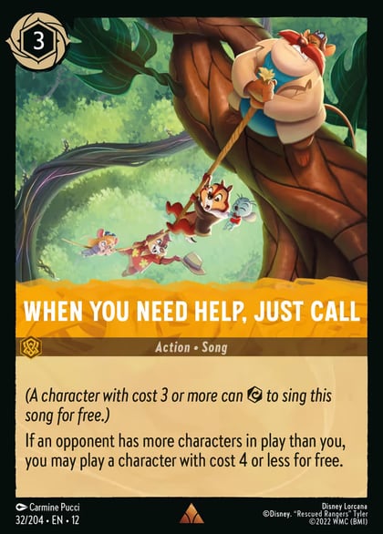 When You Need Help, Just Call, Wilds Unknown 32/204