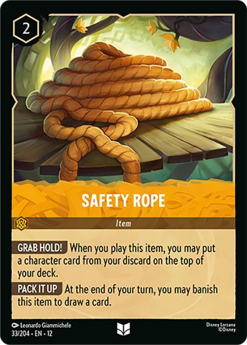 Safety Rope, Wilds Unknown 33/204