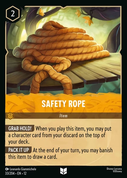 Safety Rope, Wilds Unknown 33/204