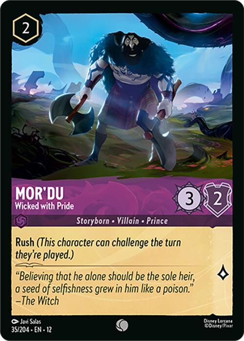 Mor'du - Wicked with Pride, Wilds Unknown 35/204