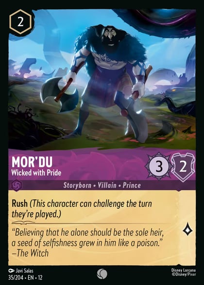 Mor'du - Wicked with Pride, Wilds Unknown 35/204