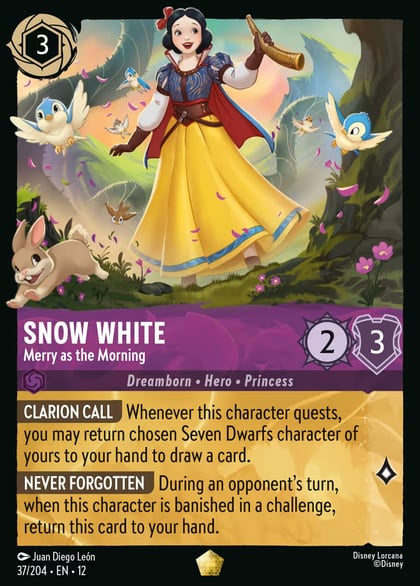 Snow White - Merry as the Morning (Foil), Wilds Unknown 37/204