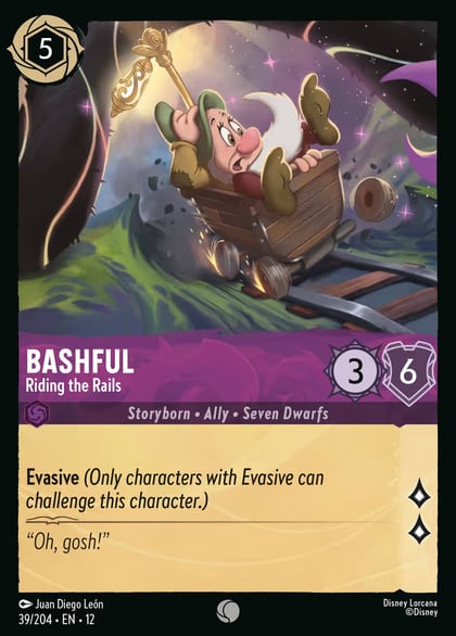 Bashful - Riding the Rails (Foil), Wilds Unknown 39/204
