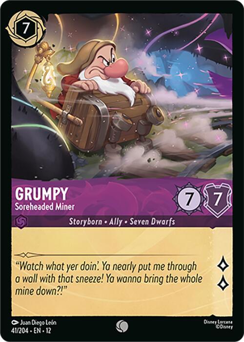 Grumpy - Soreheaded Miner, Wilds Unknown 41/204