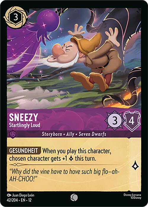 Sneezy - Startlingly Loud, Wilds Unknown 42/204