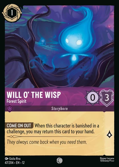 Will o' the Wisp - Forest Spirit, Wilds Unknown 47/204