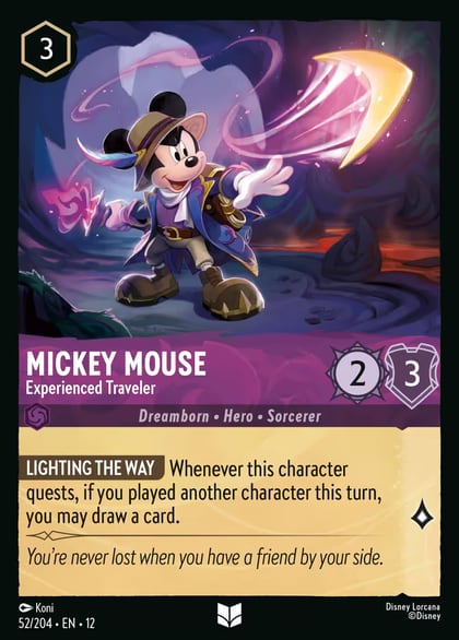 Mickey Mouse - Experienced Traveler, Wilds Unknown 52/204