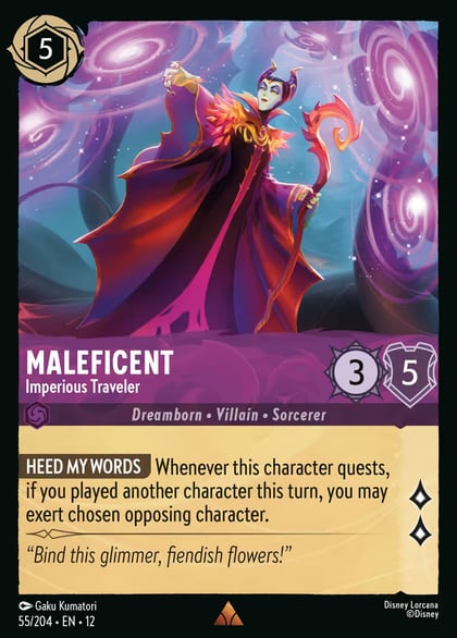 Maleficent - Imperious Traveler, Wilds Unknown 55/204