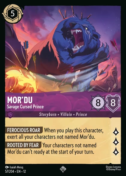 Mor'du - Savage Cursed Prince, Wilds Unknown 57/204