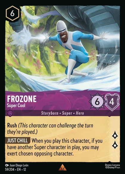 Frozone - Super Cool, Wilds Unknown 59/204