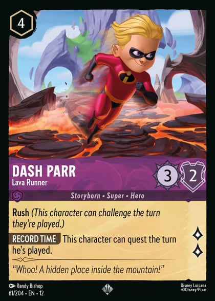 Dash Parr - Lava Runner, Wilds Unknown 61/204