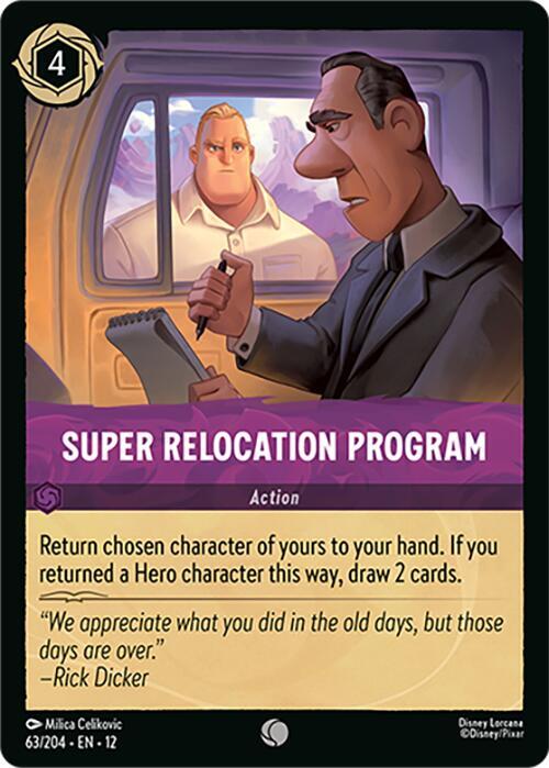 Super Relocation Program, Wilds Unknown 63/204