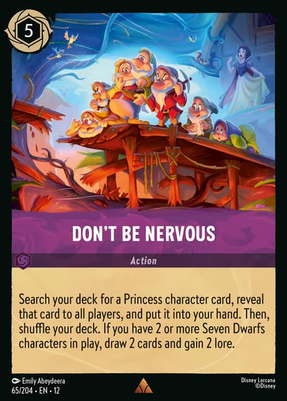 Don't Be Nervous, Wilds Unknown 65/204