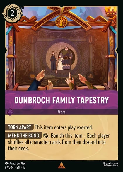 DunBroch Family Tapestry, Wilds Unknown 67/204