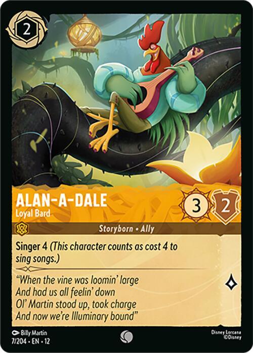 Alan-a-Dale - Loyal Bard, Wilds Unknown 7/204