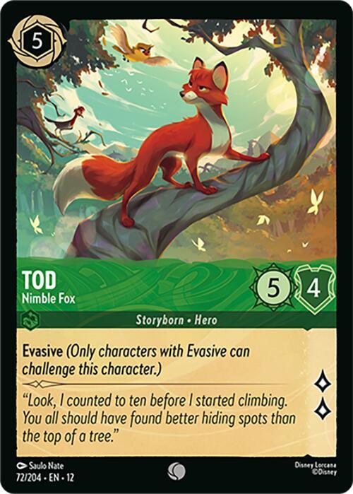 Tod - Nimble Fox, Wilds Unknown 72/204
