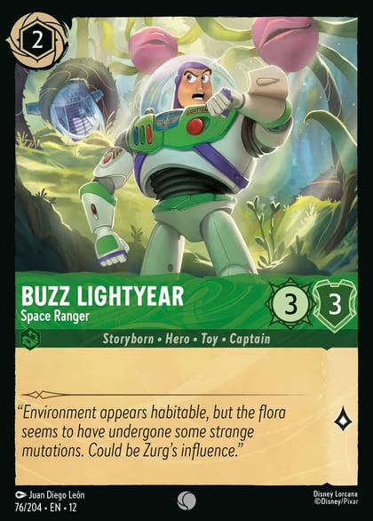 Buzz Lightyear - Space Ranger, Wilds Unknown 76/204