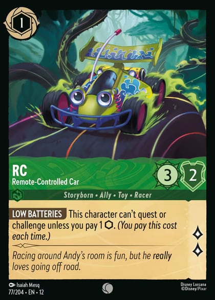 RC - Remote-Controlled Car, Wilds Unknown 77/204