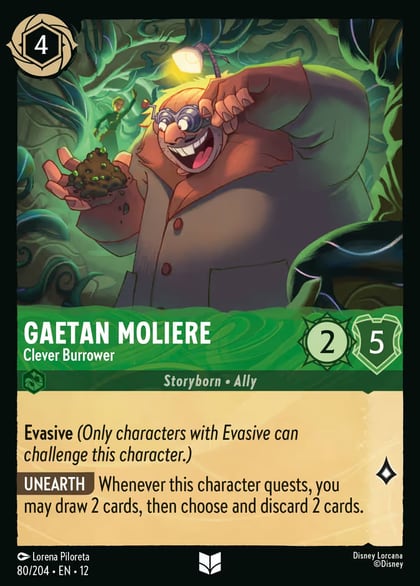 Gaetan Moliere - Clever Burrower, Wilds Unknown 80/204