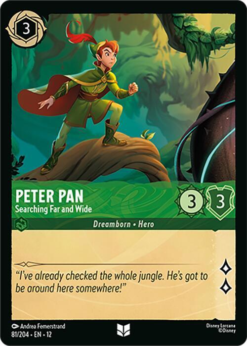 Peter Pan - Searching Far and Wide, Wilds Unknown 81/204