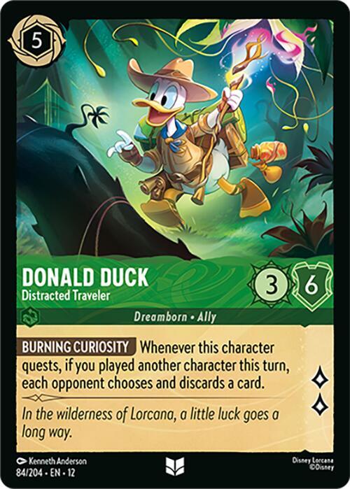 Donald Duck - Distracted Traveler, Wilds Unknown 84/204