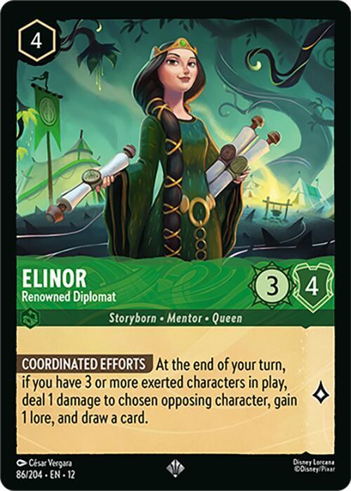 Elinor - Renowned Diplomat, Wilds Unknown 86/204