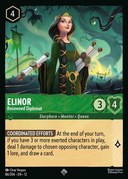 Elinor - Renowned Diplomat, Wilds Unknown 86/204