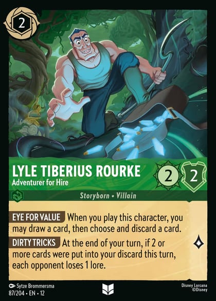 Lyle Tiberius Rourke - Adventurer for Hire, Wilds Unknown 87/204