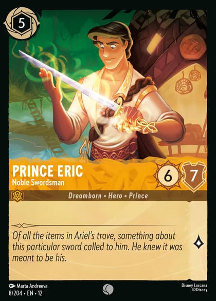 Prince Eric - Noble Swordsman, Wilds Unknown 8/204