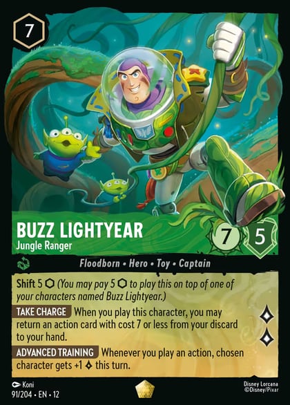Buzz Lightyear - Jungle Ranger, Wilds Unknown 91/204