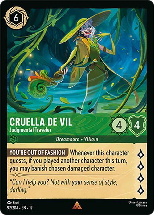 Cruella De Vil - Judgmental Traveler, Wilds Unknown 92/204