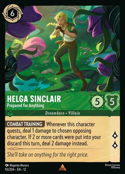 Helga Sinclair - Prepared for Anything, Wilds Unknown 93/204