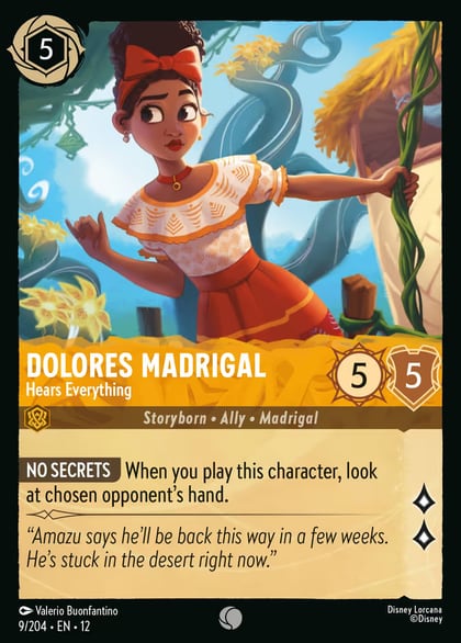 Dolores Madrigal - Hears Everything, Wilds Unknown 9/204