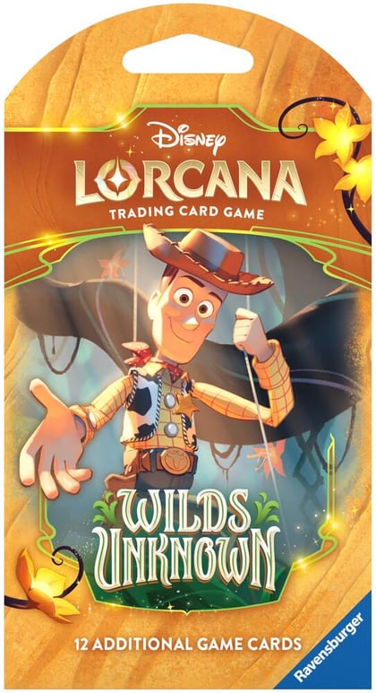 Disney Lorcana: Wilds Unknown Sleeved Booster Pack, Wilds Unknown P682040