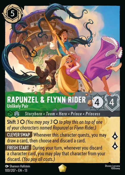 Rapunzel & Flynn Rider - Unlikely Pair, Attack of the Vine! 100/204