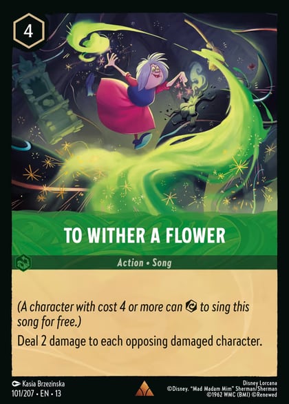 To Wither a Flower, Attack of the Vine! 101/204