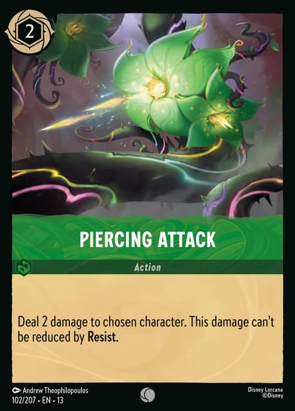 Piercing Attack, Attack of the Vine! 102/204
