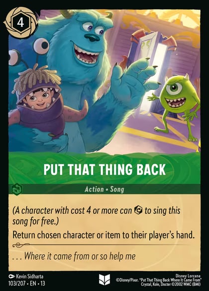 Put That Thing Back, Attack of the Vine! 103/204